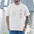Number One Baseball Dad Fathers Day Baseball Player Dad Premium Men T-Shirt