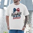 Patriotic Baseball Dad 4th Of July For All American Fathers Men T-Shirt Patriotic Baseball Dad 4th Of July For All American Fathers Men T-Shirt