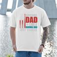 Patriotic Baseball Dad Father's Day American Flag Premium Men T-Shirt
