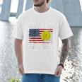 Patriotic Softball Dad Like A Baseball Dad Raglan Baseball Tee Men T-Shirt Patriotic Softball Dad Like A Baseball Dad Raglan Baseball Tee Men T-Shirt