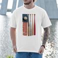 Patriotic USA Flag American Baseball Dad 4th Of July Men T-Shirt Patriotic USA Flag American Baseball Dad 4th Of July Men T-Shirt