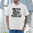 Softball Dad Like a Baseball Dad Only With Bigger Hands Men T-Shirt Softball Dad Like a Baseball Dad Only With Bigger Hands Men T-Shirt