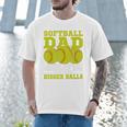 Softball Dad Just Like A Baseball Dad Team Premium Men T-Shirt Softball Dad Just Like A Baseball Dad Team Premium Men T-Shirt