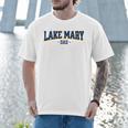 Vintage Lake Mary Florida Baseball Dad Lovers An Fans Men T-Shirt