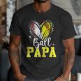 Ball Papa Softball Baseball Dad Daddy Men T-Shirt Ball Papa Softball Baseball Dad Daddy Men T-Shirt