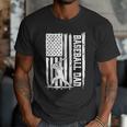 Baseball Dad American Flag Papa Daddy Happy Father's Day Men T-Shirt Baseball Dad American Flag Papa Daddy Happy Father's Day Men T-Shirt