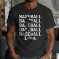 Baseball Dad Baseball Bat Sports Father's Day Men Men T-Shirt Baseball Dad Baseball Bat Sports Father's Day Men Men T-Shirt