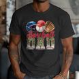 Baseball Dad Camo Father's Day Baseball Stuff Men Men T-Shirt