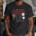 Baseball Dad And Chill Funny For Baseball Lovers Men T-Shirt