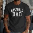 Baseball Dad Classic Bold Font Father's Day Daddy Men T-Shirt
