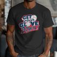 Baseball Dad Coach Training Saying Get Your Glove Down Men T-Shirt Baseball Dad Coach Training Saying Get Your Glove Down Men T-Shirt