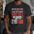 Baseball Dad Cute Love Home Run Pitcher Catcher Baseball Fan Men T-Shirt