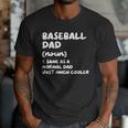 Baseball Dad Definition Men T-Shirt