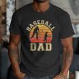 Baseball Dad Father Son Proud Daddy Papa Grandpa Sports Men T-Shirt