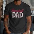 Baseball Dad For Father's Day Dad Daddy Baseball Lover Men T-Shirt