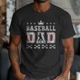 Baseball Dad Father's Day Baseball Father Retro Vintage Men T-Shirt Baseball Dad Father's Day Baseball Father Retro Vintage Men T-Shirt