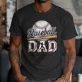 Baseball Dad Father's Day Sports Baseball Lover Men T-Shirt Baseball Dad Father's Day Sports Baseball Lover Men T-Shirt