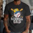 Baseball Dad Happy Fathers Day For Men Boys Kids Men T-Shirt