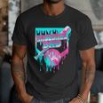 Baseball Dad Home Plate Ice Cream Drip Father's Day Men T-Shirt Baseball Dad Home Plate Ice Cream Drip Father's Day Men T-Shirt