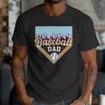 Baseball Dad Ice Cream Drip Fathers Day Men T-Shirt Baseball Dad Ice Cream Drip Fathers Day Men T-Shirt