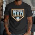 Baseball Dad Ice Cream Drip Home Plate Cool Fathers Day Men T-Shirt