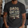 Baseball Dad Men Dads Hit Home Runs In More Ways Than One Men T-Shirt Baseball Dad Men Dads Hit Home Runs In More Ways Than One Men T-Shirt