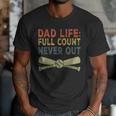 Baseball Dad For Men Dad Life Full Count Never Out Men T-Shirt Baseball Dad For Men Dad Life Full Count Never Out Men T-Shirt