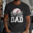 Baseball Dad Baseball Player Game Day Father's Day Men T-Shirt