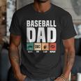 Baseball Dad Proud Little Slugger Father Humor Men T-Shirt