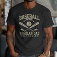 Baseball Dad Regular Dad Only Cooler Father's Day Baseball Men T-Shirt Baseball Dad Regular Dad Only Cooler Father's Day Baseball Men T-Shirt