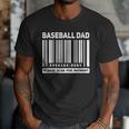 Baseball Dad Scan For Payment Barcode Father Men T-Shirt Baseball Dad Scan For Payment Barcode Father Men T-Shirt