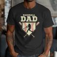Baseball Dad Sport Fan Father Men T-Shirt