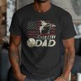Baseball Dad US Flag For Dad Men Patriotic Fathers Day Men T-Shirt Baseball Dad US Flag For Dad Men Patriotic Fathers Day Men T-Shirt