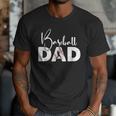 Baseball Dad Vintage Heart Present For Baseball Daddy Men T-Shirt
