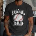 Baseball Dad Vintage Baseball Player Daddy Men Men T-Shirt