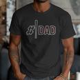 Baseball Player Dad Father's Day Number One Baseball Dad Men T-Shirt Baseball Player Dad Father's Day Number One Baseball Dad Men T-Shirt