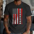 Baseball USA Flag Baseball Lover Baseball Dad Men T-Shirt Baseball USA Flag Baseball Lover Baseball Dad Men T-Shirt