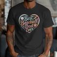 Best Baseball Dad Ever Heart Men T-Shirt Best Baseball Dad Ever Heart Men T-Shirt
