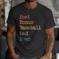 Best Bonus Baseball Dad Ever Softball Stepdad From Daughter Men T-Shirt Best Bonus Baseball Dad Ever Softball Stepdad From Daughter Men T-Shirt
