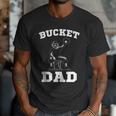 Bucket Dad Softball Dad Baseball Dad Catcher Men T-Shirt Bucket Dad Softball Dad Baseball Dad Catcher Men T-Shirt