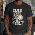 Dad Of The Birthday Girl Baseball Dad Leopard Heart Men T-Shirt Dad Of The Birthday Girl Baseball Dad Leopard Heart Men T-Shirt