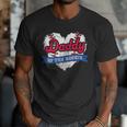 Daddy Of The Rookie Baseball Dad Retro Love Heart Birthday Men T-Shirt Daddy Of The Rookie Baseball Dad Retro Love Heart Birthday Men T-Shirt