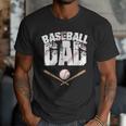 Fathers Day Baseball Dad Men T-Shirt