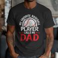 My Favorite Baseball Player Calls Me Dad Baseball Dad Men T-Shirt My Favorite Baseball Player Calls Me Dad Baseball Dad Men T-Shirt