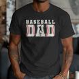 Groovy Baseball Dad Father Happy Fathers Day Sports Game Day Men T-Shirt Groovy Baseball Dad Father Happy Fathers Day Sports Game Day Men T-Shirt