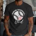 The Last Home Run Season Senior Baseball Dad 2025 2 SIDES Men T-Shirt