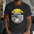 Pappa Of Ballers Softball Baseball Dad Men T-Shirt Pappa Of Ballers Softball Baseball Dad Men T-Shirt