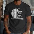 Proud Baseball Dad Fan My Heart Is On That Baseball Field Men T-Shirt Proud Baseball Dad Fan My Heart Is On That Baseball Field Men T-Shirt
