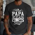 Proud Papa Of A 2025 Senior Graduate Baseball Dad Men T-Shirt