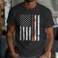 Retro Baseball Dad American Flag Father's Day 4th Of July Men T-Shirt Retro Baseball Dad American Flag Father's Day 4th Of July Men T-Shirt